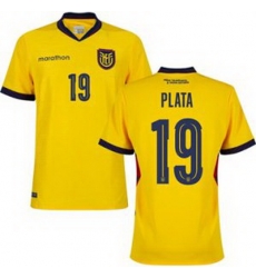 Women 19 Ecuador Gonzalo Plata Away Replica Jersey   1