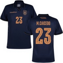 Women 23 Ecuador Moises Caicedo Away Replica Jersey   2
