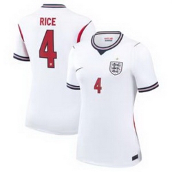 Women 4Declan Rice England Jersey   3