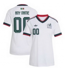 Women 00 Mexico Custom 2026 Replica White Jersey 3 Women 00 Mexico Custom 2026 Replica White Jersey 3