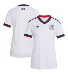 Women Women 0 Mexico Blank 2026 Replica White Jersey 3 Women Women 0 Mexico Blank 2026 Replica White Jersey 3