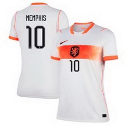 Women 10 Netherlands National Memphis Depay 2026 Away Stadium  4