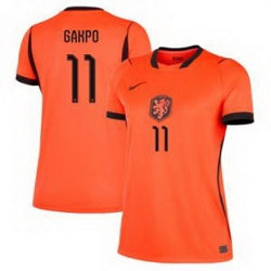 Women 11 Netherlands National Cody Gakpo 2026 Away Stadium  3