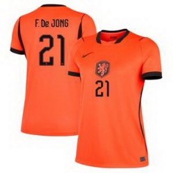 Women 21 Netherlands National Frenkie de Jong 2026 Away Stadium  3