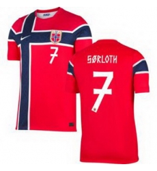 Women 7 Norway Alexander Sorloth Home Stadium Replica   1