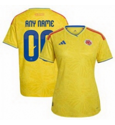 Women 00 Custom Colombia National Team Home 3 Women 00 Custom Colombia National Team Home 3
