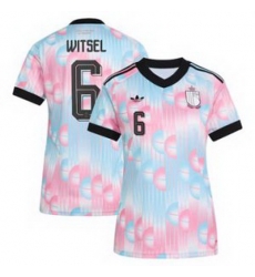 Women 6Axel Witsel Belgium Jersey 3 Women 6Axel Witsel Belgium Jersey 3