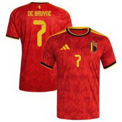 Women 7Kevin De Bruyne Belgium Jersey   1