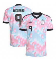 Women 9Leandro Trossard Belgium Jersey 2 Women 9Leandro Trossard Belgium Jersey 2