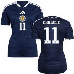 Women 11 Scotland Ryan Christie 2026 Home Replica Jersey 2