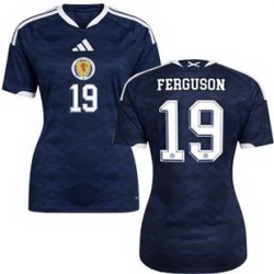 Women 19 Scotland Lewis Ferguson 2026 Home Replica Jersey 2