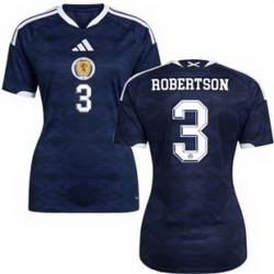 Women 3 Scotland Andrew Robertson 2026 Home Replica Jersey 2