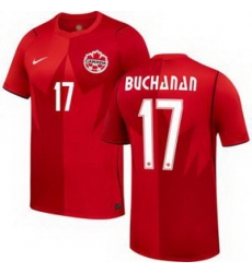 Women 17 Canada Tajon Buchanan Replica Away   1