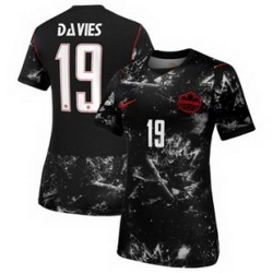 Women Women Canada Alphonso Davies 2026 Replica Away Black 4