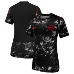 Women Women Canada Blank 2026 Replica Away Black 1