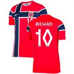 Youth 10 Norway Martin Odegaard 2026 Home Stadium Replica Jersey   1