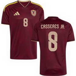 Youth 8 Venezuela Cristian Casseres Jr. Away Replica Jersey   1