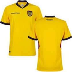 Youth 0 Ecuador Blank Away Replica Jersey   1