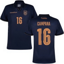 Youth 16 Ecuador Leonardo Campana Away Replica Jersey   2