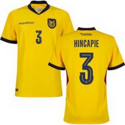 Youth 3 Ecuador Piero Hincapie Away Replica Jersey   1