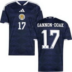 Youth 17 Scotland Ben Gannon Doak 2026 Home Replica Jersey 1