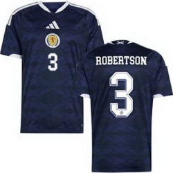 Youth 3 Scotland Andrew Robertson 2026 Home Replica Jersey 1