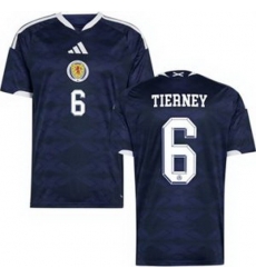 Youth 6 Scotland Kieran Tierney 2026 Home Replica Jersey 1 Youth 6 Scotland Kieran Tierney 2026 Home Replica Jersey 1