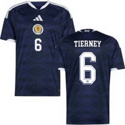 Youth 6 Scotland Kieran Tierney 2026 Home Replica Jersey 1