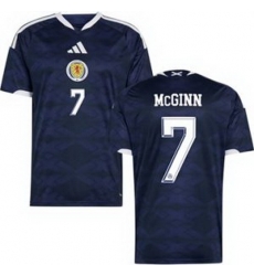 Youth 7 Scotland John McGinn 2026 Home Replica Jersey 1