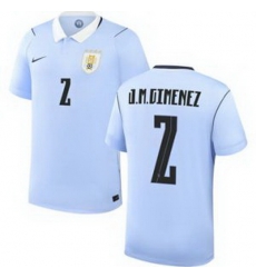 Youth 2 Uruguay Jose Maria Gimenez Away Replica Jersey World   1