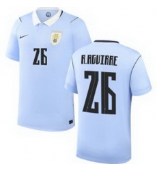 Youth 26 Uruguay Rodrigo Aguirre Away Replica Jersey World   1