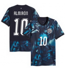 Youth 10 Paraguay Miguel Almiron Replica Away Jersey 2026429 2