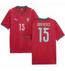 Youth 15 Portugal Joao Neves Home Replica Jersey   1