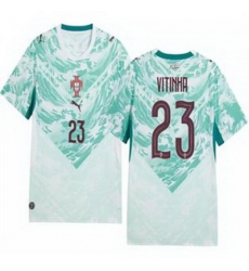 Youth 23 Portugal Replica Vitinha Long Sleeve Away Jersey   1