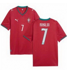 Youth 7 Portugal Cristiano Ronaldo Home Replica Jersey   1