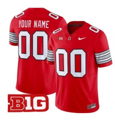 Men Ohio State Buckeyes Active Player Custom Red 2026 F U S E   Tunnel Vision  Vapor Limited Stitched Football Jersey