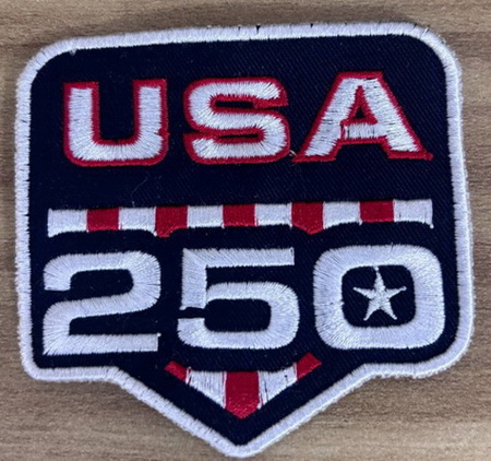 Men Los Angeles Rams USA 250 Anniversary Patch Biaog